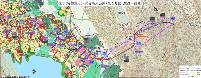 昆明,宜良,高速公路,呈贡,隧道