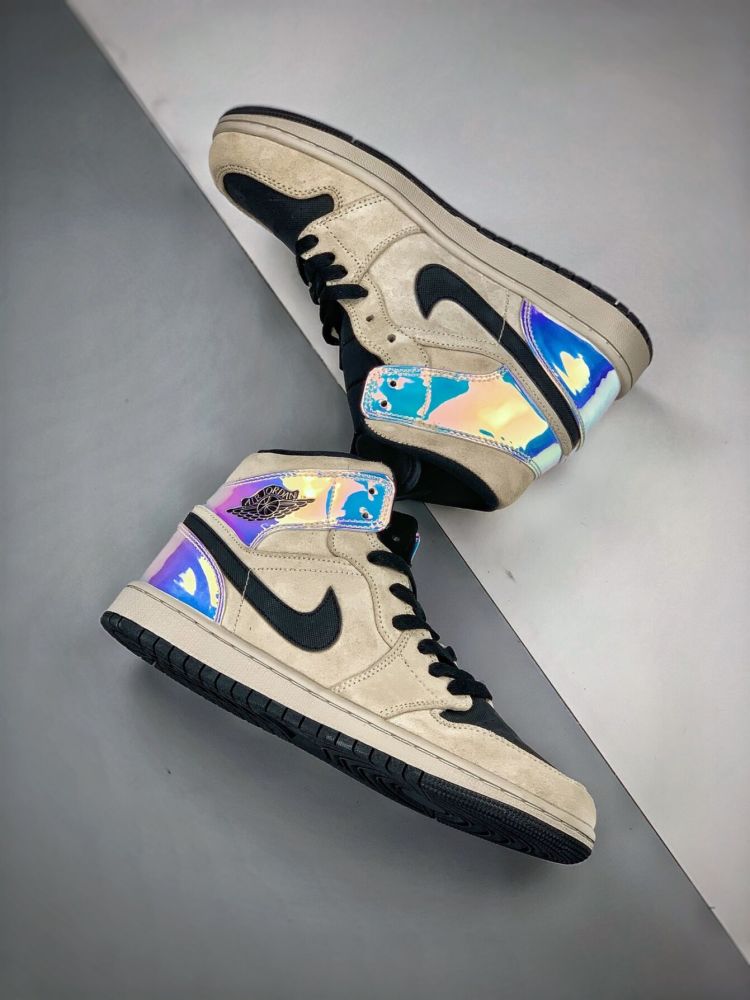 air jordan 1 mid 脏粉镭射