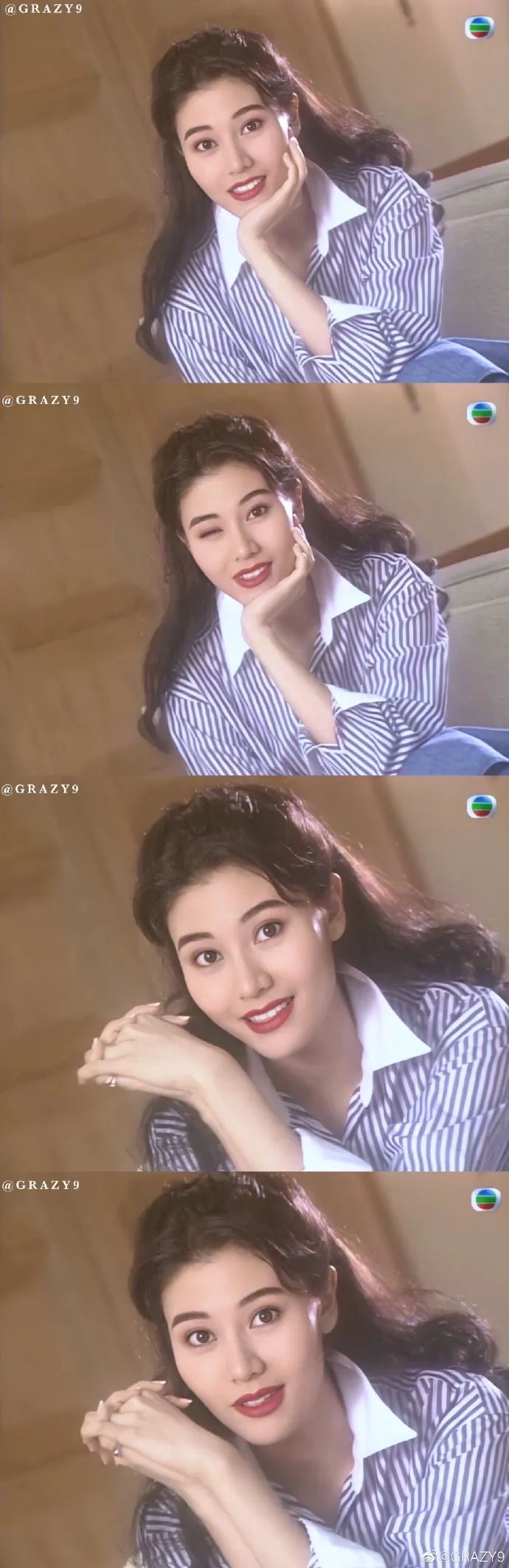 港圈神颜:最美不过李嘉欣!真是明艳大气!