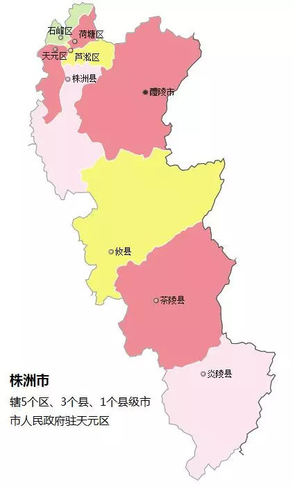 湖南株洲市地图