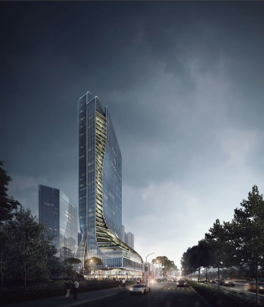 超高层写字楼建筑设计:广州丰盛101融合集团总部办公楼/案例
