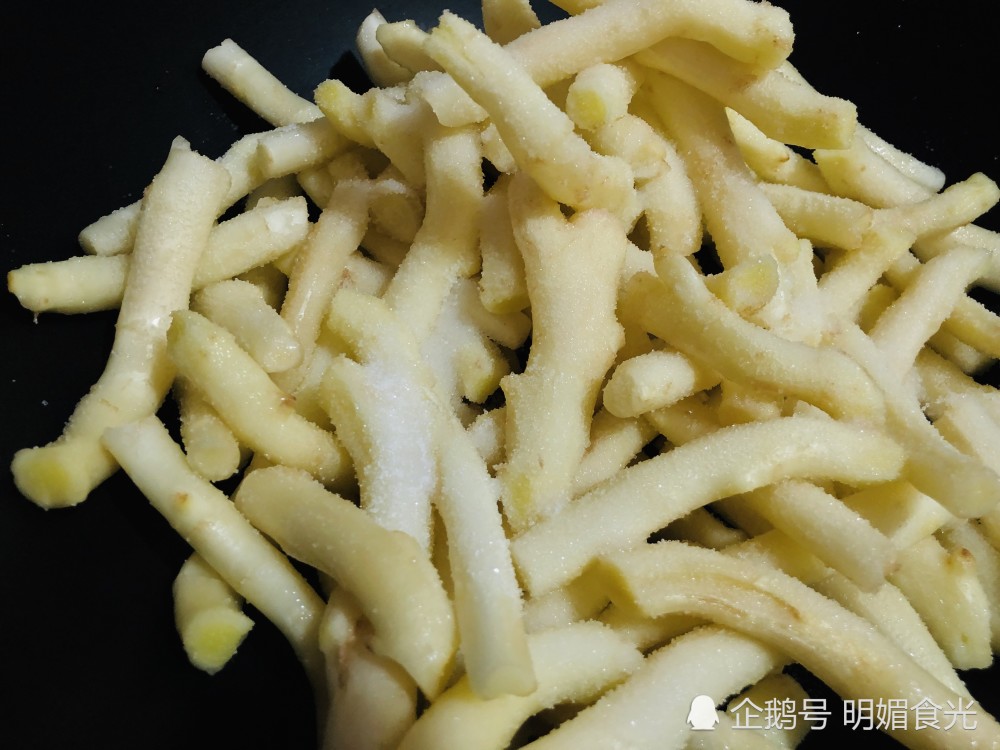 铜陵八宝之一,糖醋白姜,能驱寒开胃,老人孩子超级爱吃