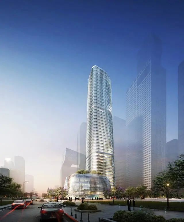 高205米,北京cbd地标建筑"阳光保险金融中心"封顶