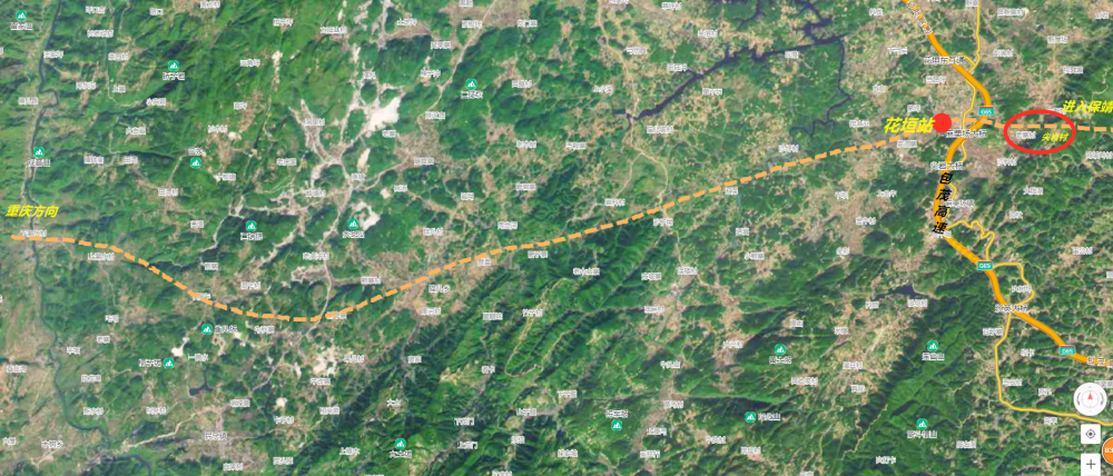 高铁,湘西,花垣县,吉首,包茂高速,黔江区