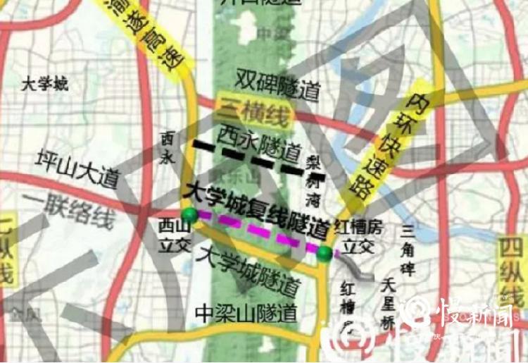 隧道,重庆大学,大学城,土主,重庆沙坪坝