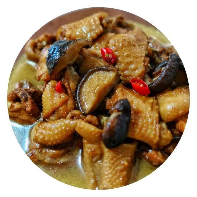 雄鸡一声天下白,香菇烧鸡下酒菜