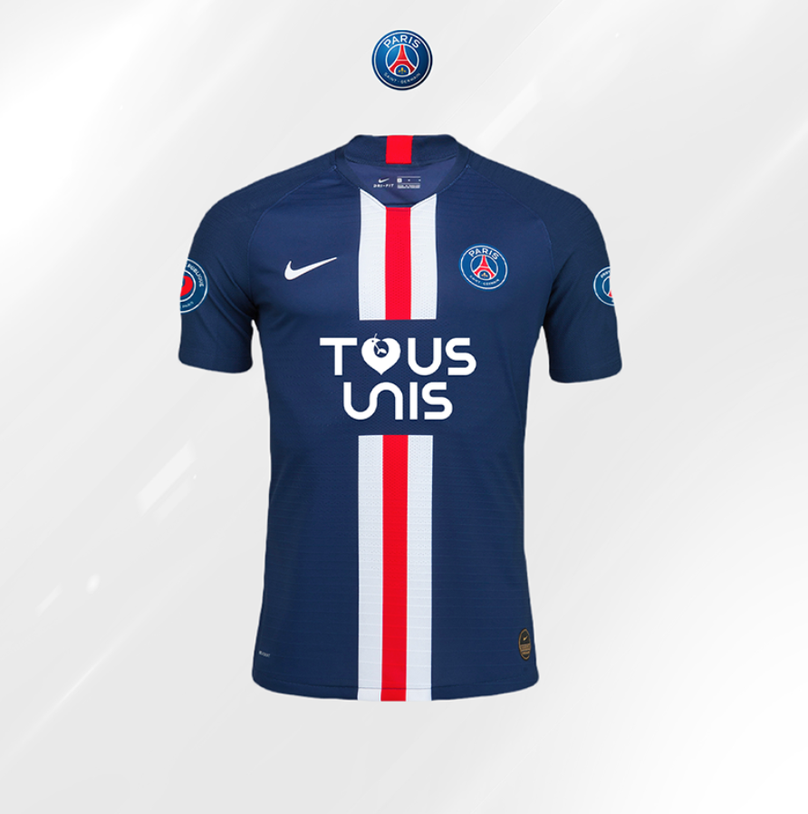 法国巴黎圣日耳曼足球俱乐部推出名为"tous unis"的限量版球衣