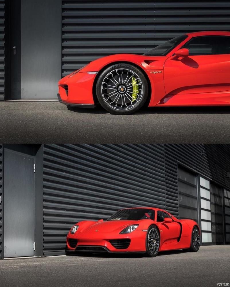 超级蛙王保时捷918 spyder,红色真喜庆!