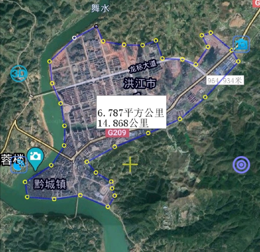 靖州县城主要建在渠江河的西岸,整个城区地势还是比较开阔,未来可