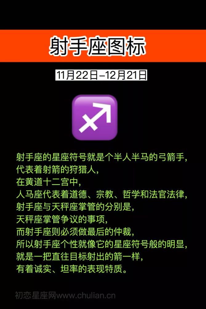 射手座图标,射手座标志 十二星座性格