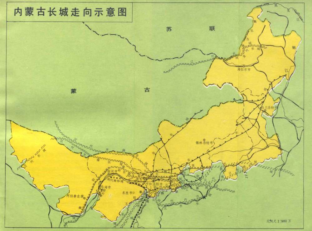 据了解,内蒙古拥有12种历代长城遗迹,历代长城遗迹的总长度大约在1.