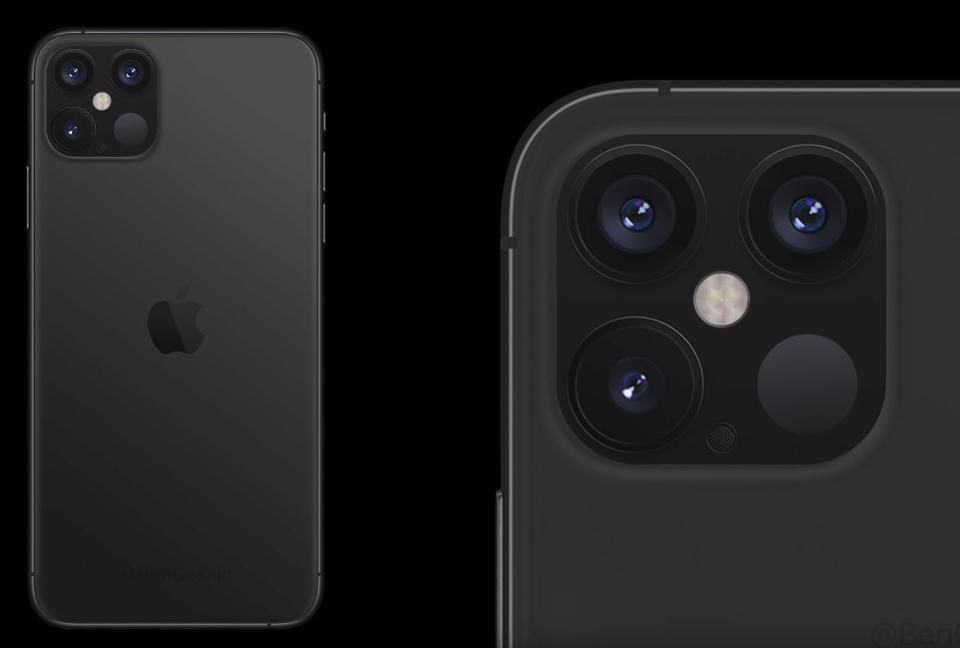 iphone 12 最新设计图,摄像头模组藏于顶部大黑边,你看好吗?