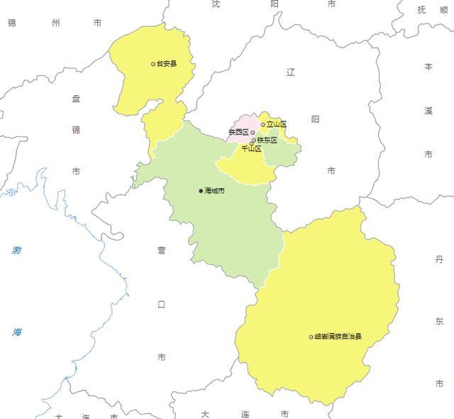 曾经的直辖市鞍山稳居辽宁省第三,但如果放在安徽又会