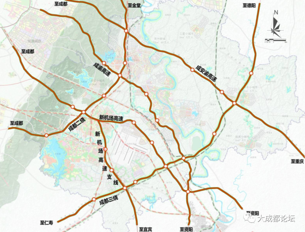 简阳市2020年将实施高速公路,轨道交通和快速通道等交通类重大项目52