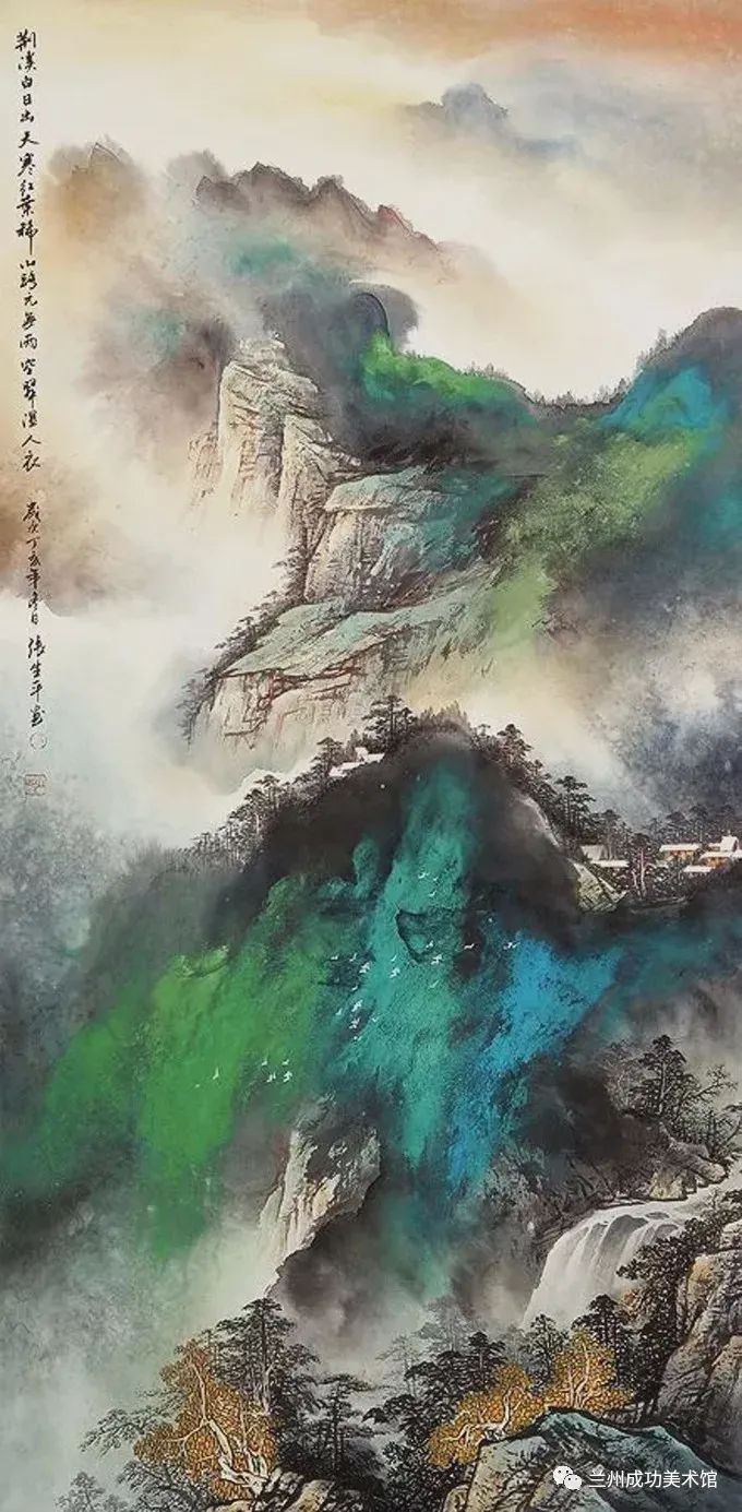 山水画,张大千,书画艺术