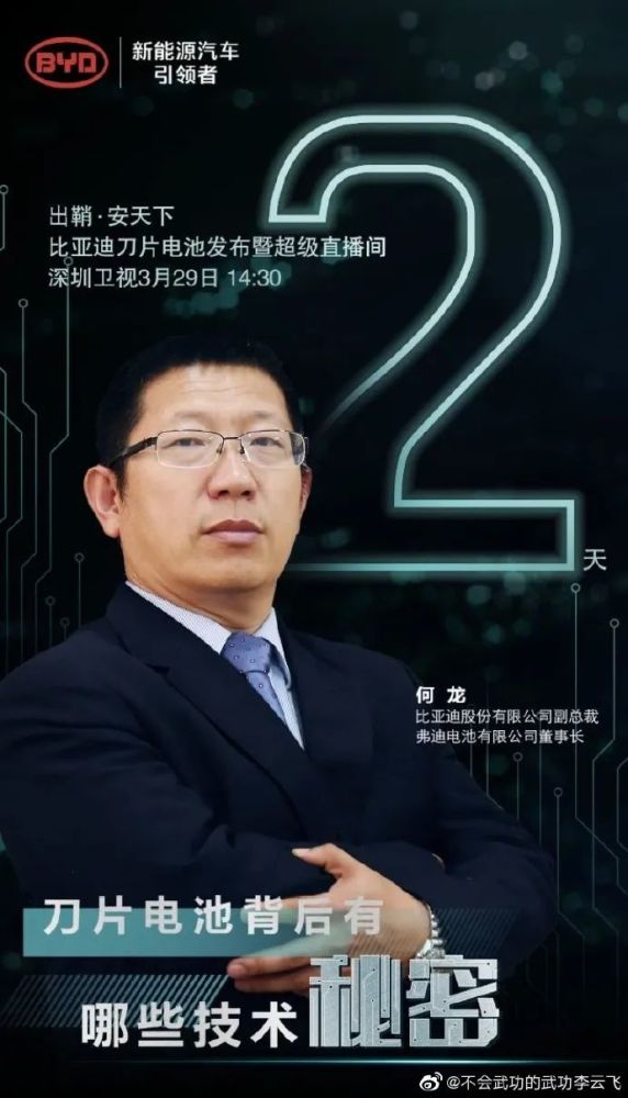 今后呢,比亚迪的技术和产品将会对全球开放共享,这既是我们的荣幸更是