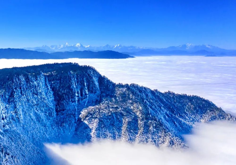 云海,瓦屋山,洪雅县