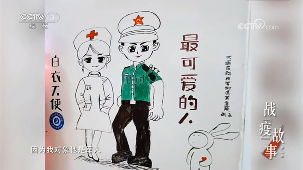 抗疫,简笔画,雷神山医院,中国医生,正能量