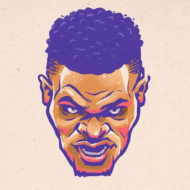 组图:国外网友制作的一组nba球星炫酷漫画头像,你喜欢