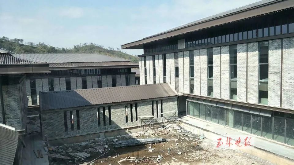 城公共基础设施工程项目的一部分,博物馆,王力书院建筑面积6271平方米