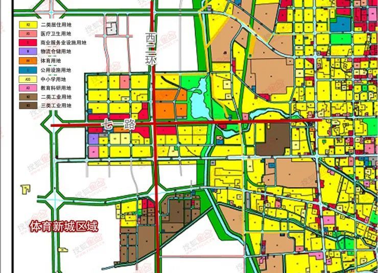 保定中心城区用地布局规划图和主城区控制性详细规划发布