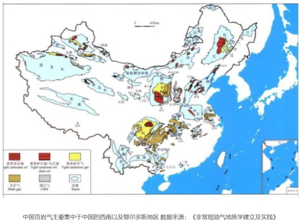 页岩气,天然气