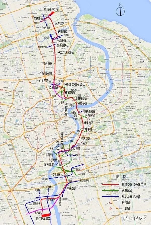 上海地铁19号线,宝山,浦东,闵行将受益