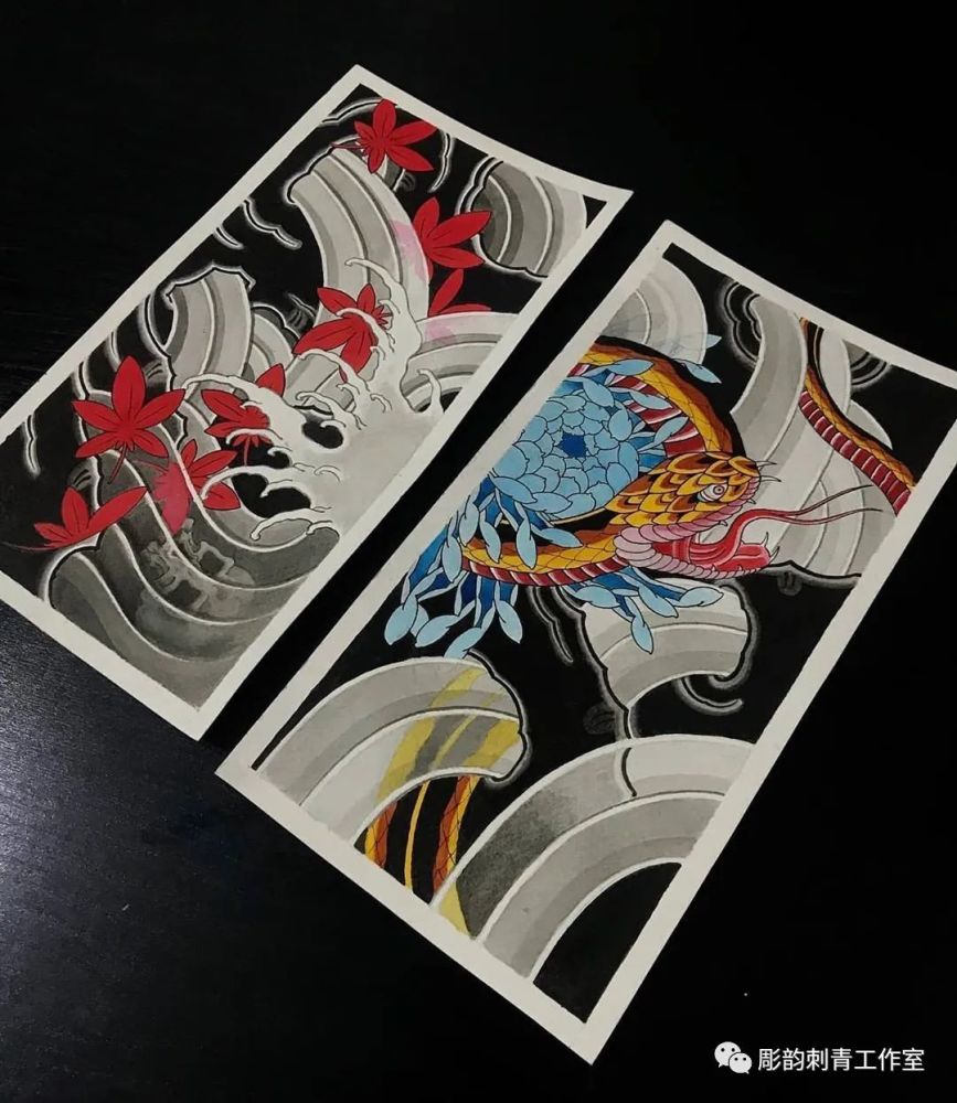 《传统》——传统纹身刺青手稿