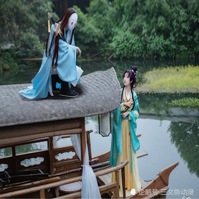 狐妖小红娘:王权霸业和东方淮竹cos,画风唯美,看到苏苏想抱走