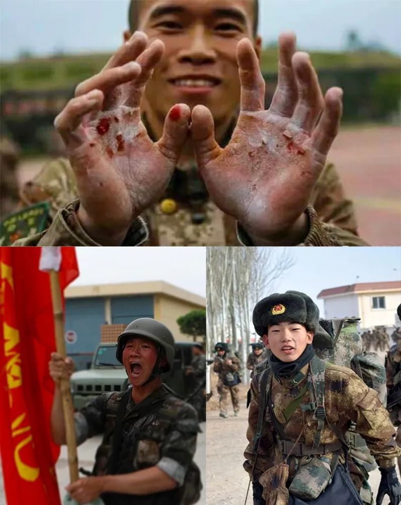 一身迷彩橄榄绿,一辆威武霸气的战车 一张被高原紫外线晒伤的脸蛋