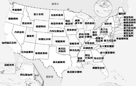 美国各州的权力都很大