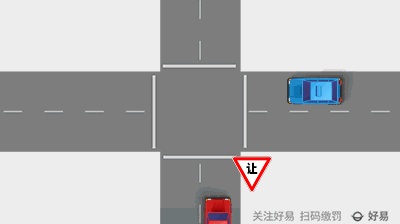 (a)停车让行,表示车辆在此路口应停车了望,确认安全后,方可通行.
