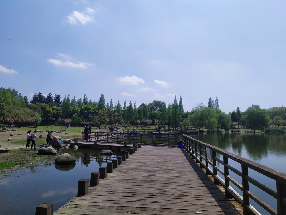 春光里的成都,亚洲最大的人工城市湿地公园群!