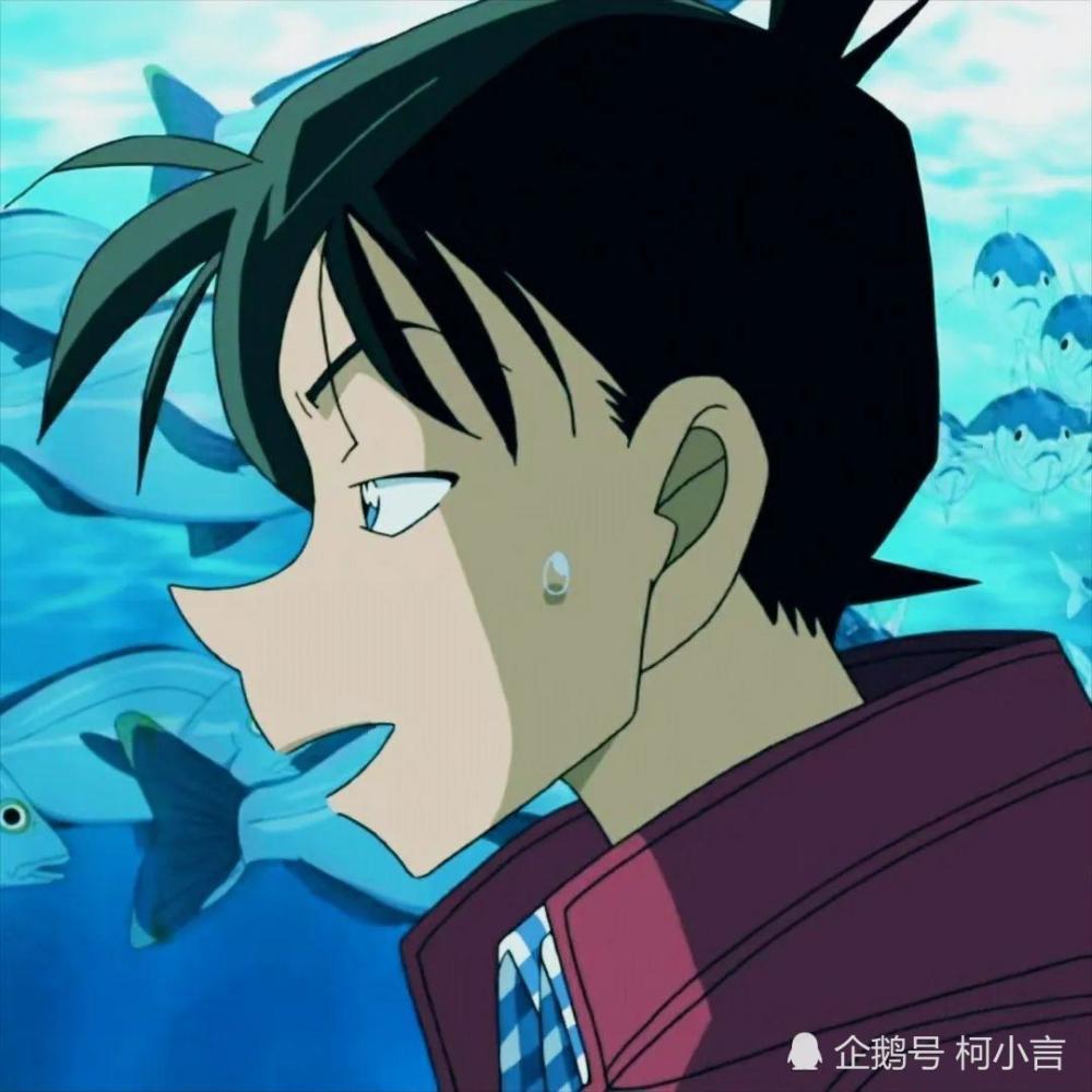 柯南头像放送:一半是深邃,一半是自信,合起来是你