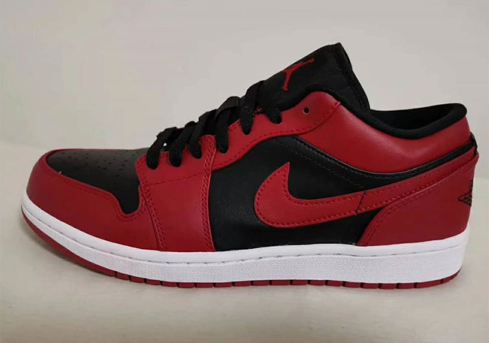 反转黑红aj1"varsity red"低帮来袭