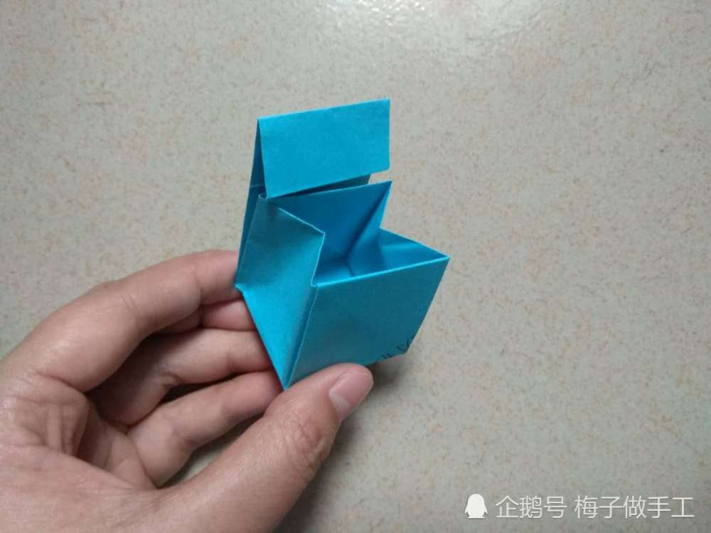 儿童手工折纸:书包怎么折简单又好看?折个书包准备开学啦!