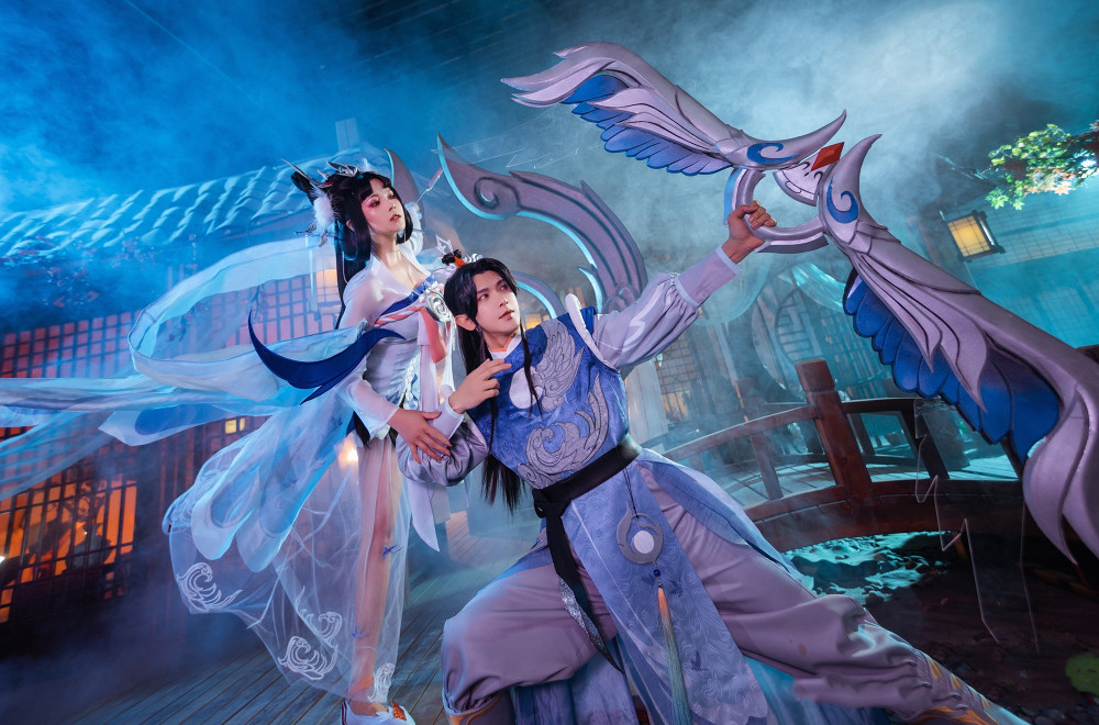 王者荣耀,嫦娥,后羿,cosplay,游戏cos