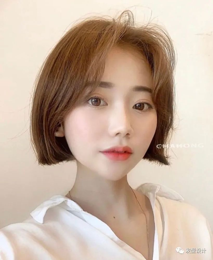 短发,波波头,下巴,脸型