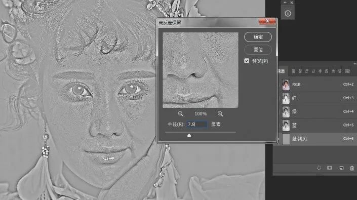 本篇教程通过ps给人物进行精细修图,我们要知道的知识点是中性灰,高