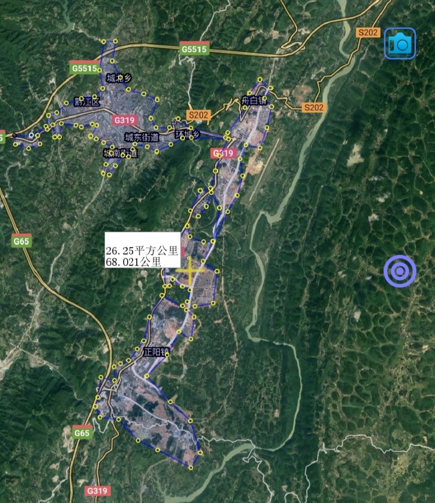 在舟白镇附近还修建有飞机场. 彭水县和湖北省,贵州省接壤.