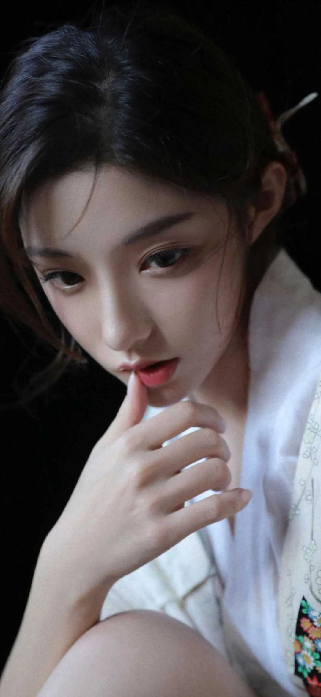木叶壁纸:有些女孩子看起来很温柔,想起来就很甜