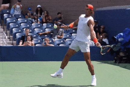 上旋球,底线,纳达尔