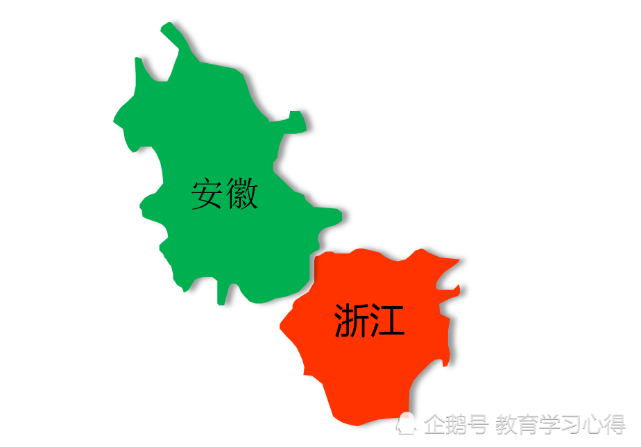 浙江和江苏两个省份其实是邻居省份,浙北有一些城市与安徽省是交界的