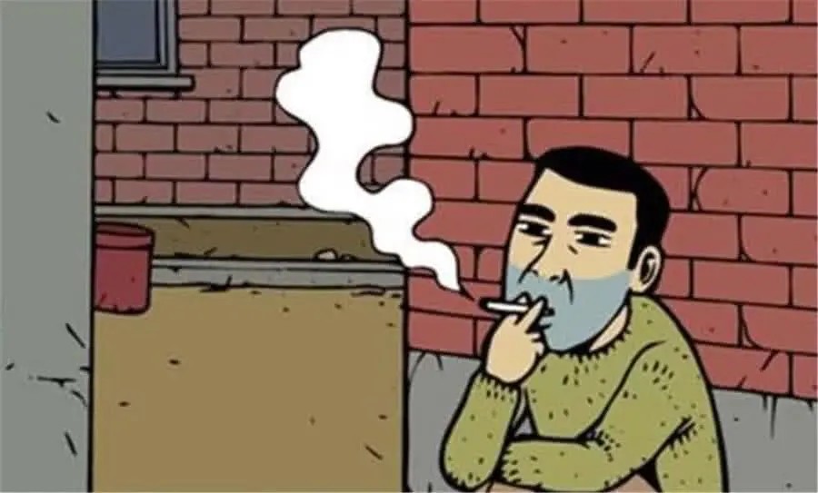 爆笑漫画:不抽烟的男生一辈子都不会有出息