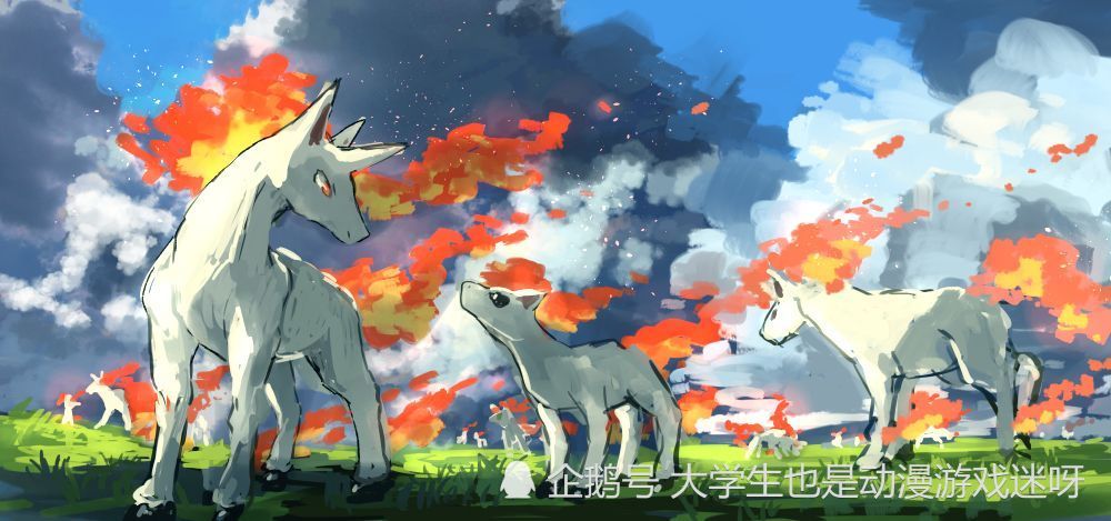 宝可梦:一代的"王子",八代的"公主",烈焰马摇身一变彩虹马