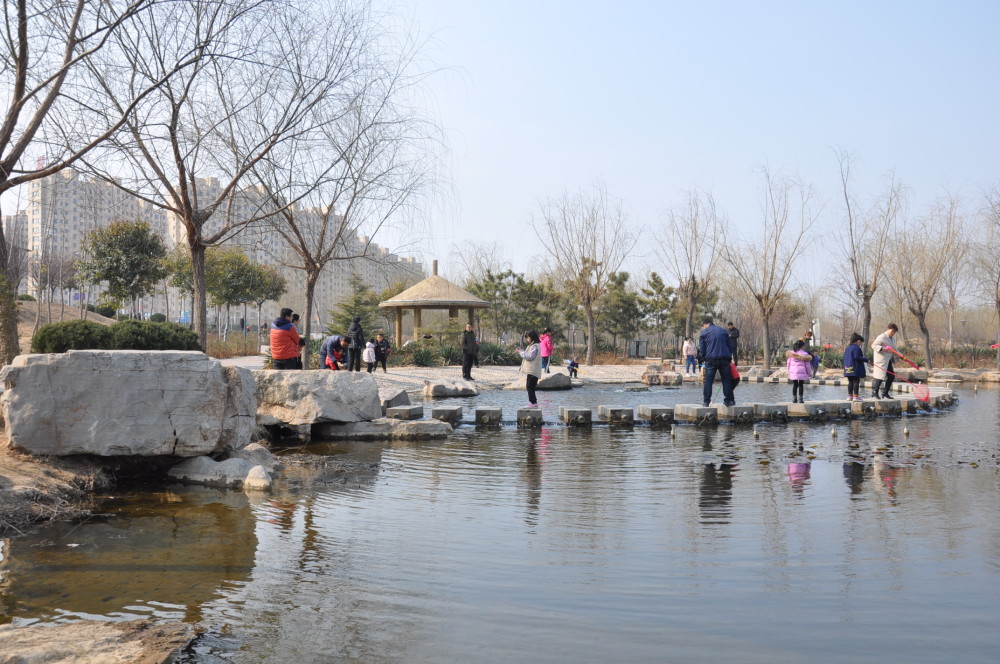 春日 徜徉在徒骇河湿地公园!