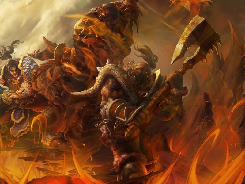 轻备学院:魔兽世界场景原画《cataclysm》对抗死亡之翼作画过程!