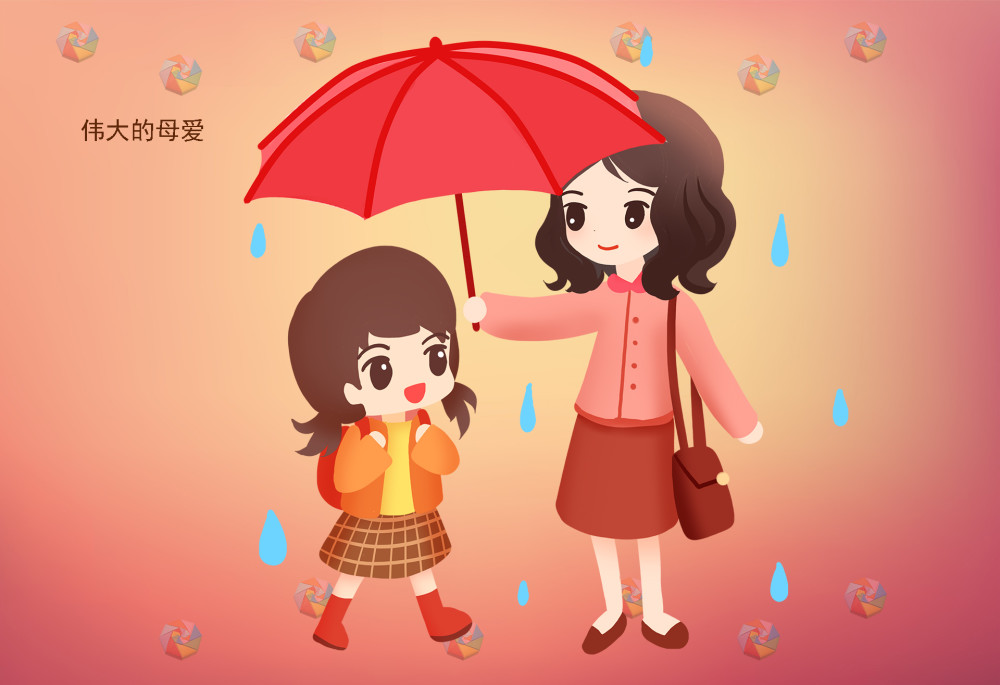 妈妈冒雨接孩子放学,镜头转向孩子,这一幕令人泪奔