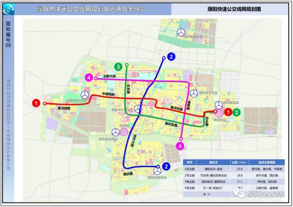 濮阳快速公交规划方案公示!快看看过