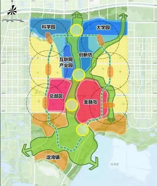 雄安的十大片区城市建筑覆盖6个村!